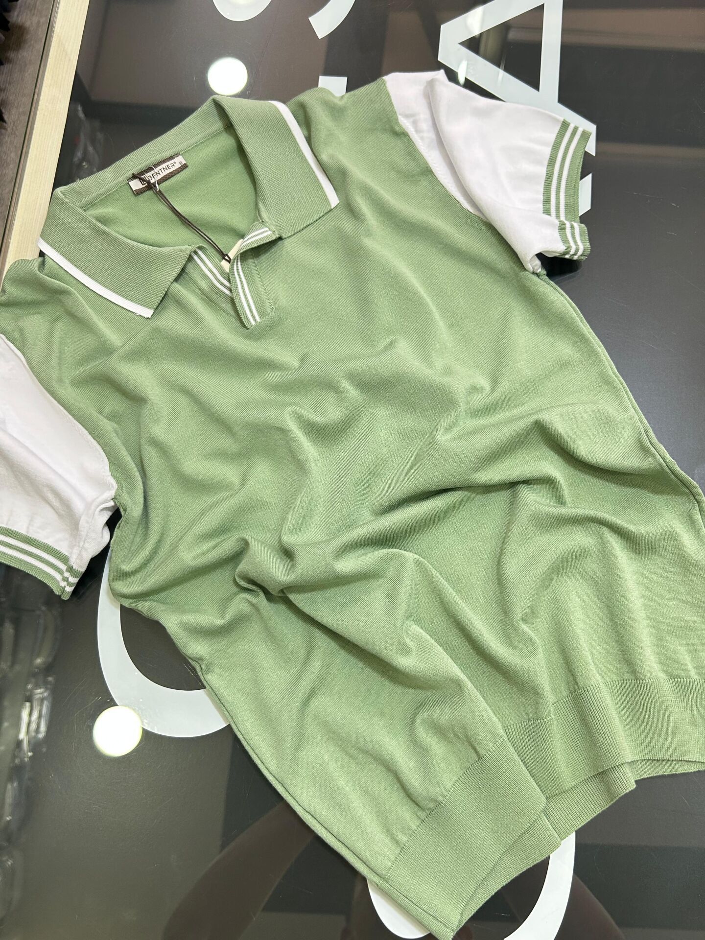 ERKEK YEŞİL POLO YAKA TRİKO TİŞÖRT