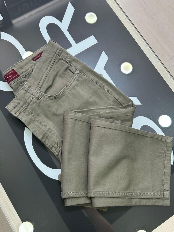 ERKEK YEŞİL REGULAR FİT CHİNO PANTOLON