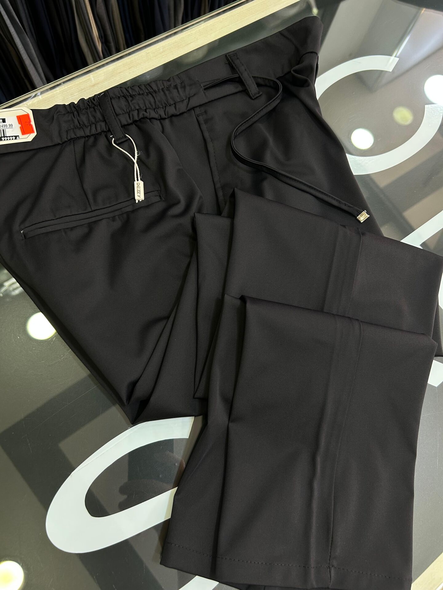 ERKEK SİYAH ÇOK HAFİF ESNEK JOGGER PANTOLON