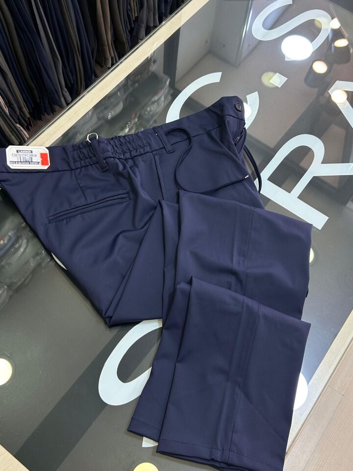 ERKEK LACİVERT ÇOK HAFİF ESNEK JOGGER PANTOLON