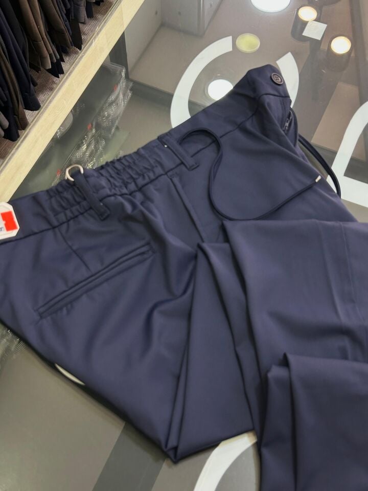 ERKEK LACİVERT ÇOK HAFİF ESNEK JOGGER PANTOLON