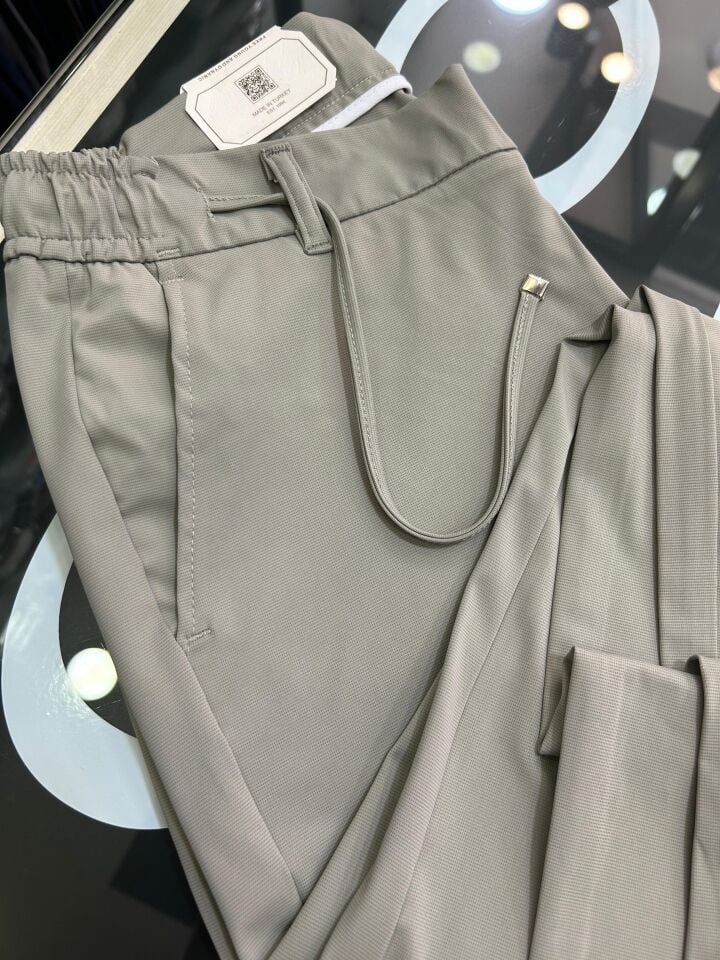 ERKEK YEŞİL ÇOK HAFİF ESNEK JOGGER PANTOLON