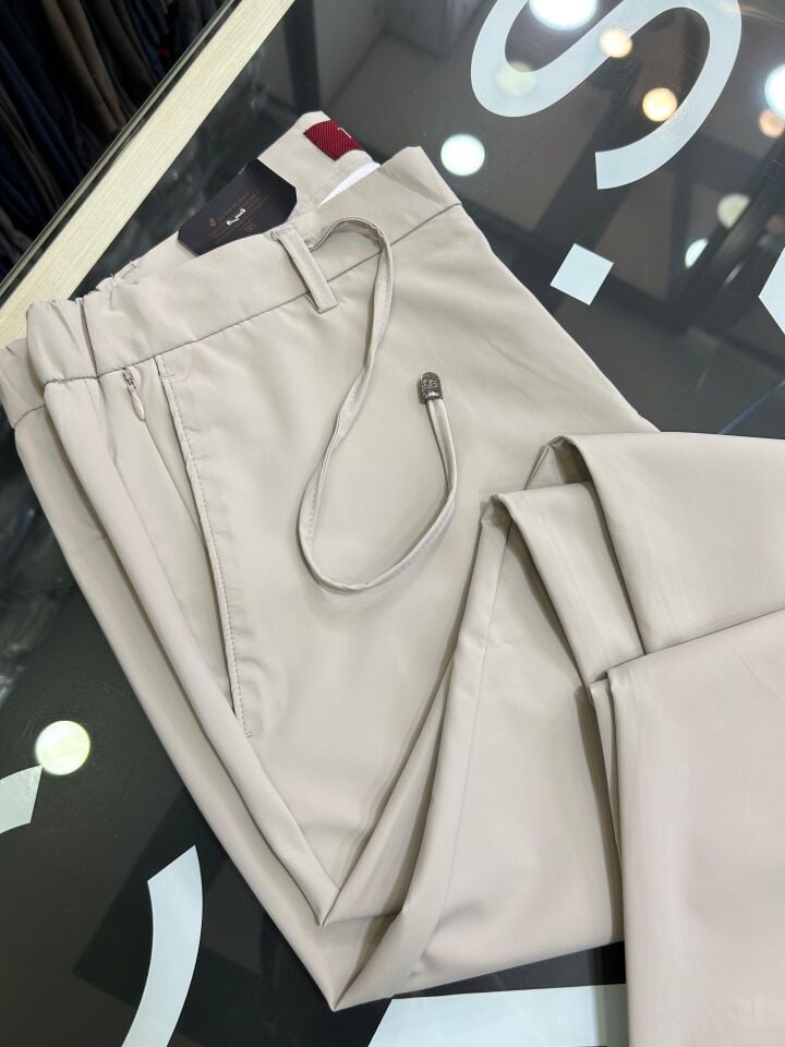 ERKEK BEJ SPANDEX JOGGER PANTOLON