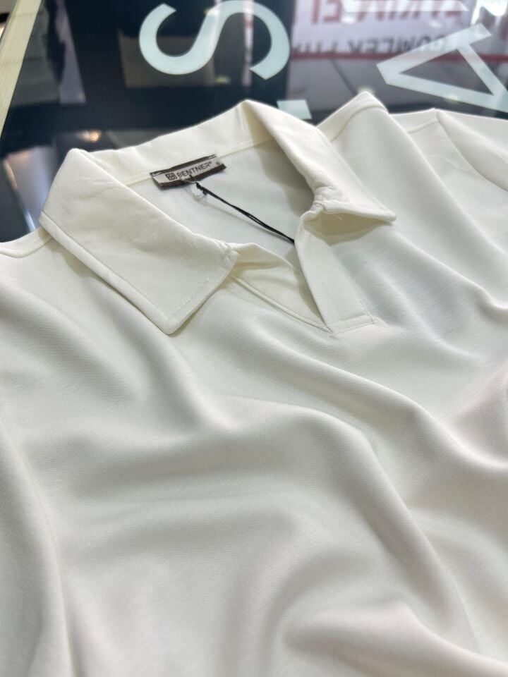ERKEK BEYAZ POLO YAKA OYSHO TİŞÖRT